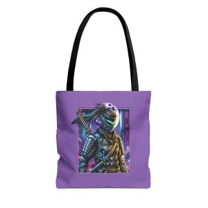Cyber Samurai Tote Bag