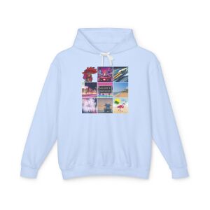 Miami Retro Vibes Mosaic Hoodie
