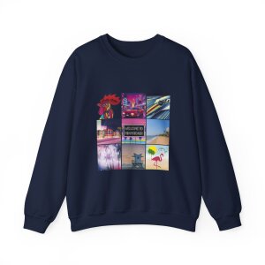 Miami Retro Vibes Mosaic Sweatshirt