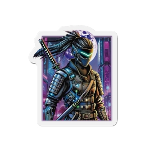 Cyber Samurai Magnet
