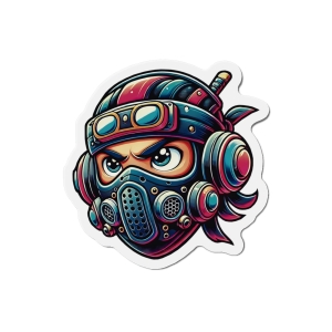 Cool Gamer Ninja Magnet