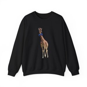 Giraffe Bow Tie Sweatshirt