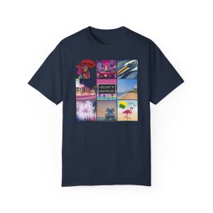 Miami Retro Vibes Mosaic