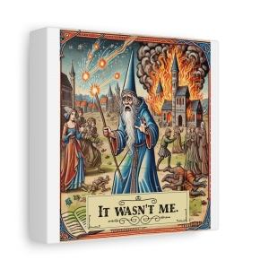 It Wasn't Me Canvas