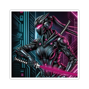 Cyber Kunoichi Sticker