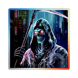 Cyber Reaper Holographic Sticker