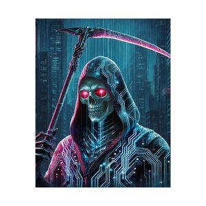 Cyberpunk Reaper Poster