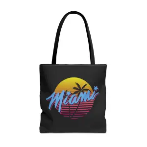 Miami Retro Vibes Tote Bag